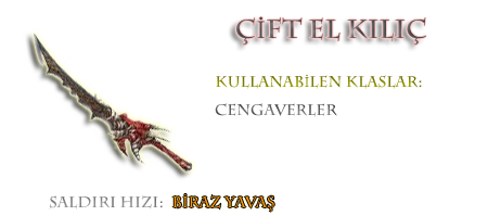 çift el kılıç